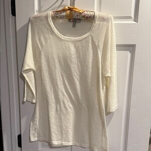 Tina Stephens sheer sweater nwot